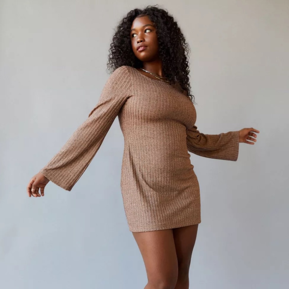 Urban Outfitters Tinsley Open Back Sweater Dress XS & S